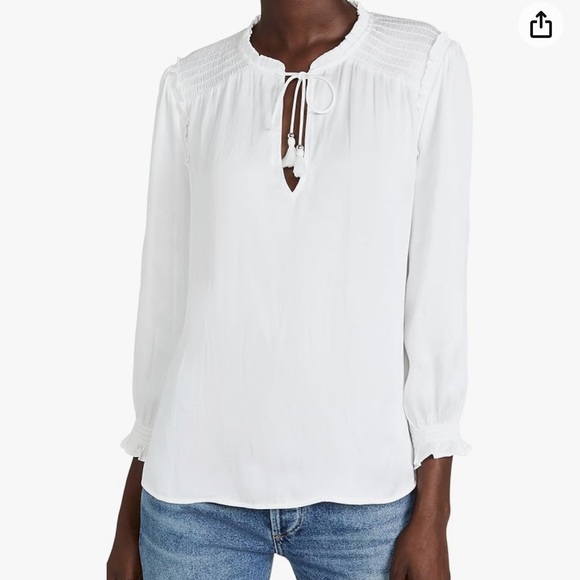 PAIGE Women's Kaylynn Top SIZE XXS NWOT - Picture 3 of 7